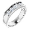 14K White .75 CTW Diamond Mens Ring Ref 14769498